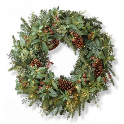 Stonington Cordless Outdoor Wreath | Frontgate