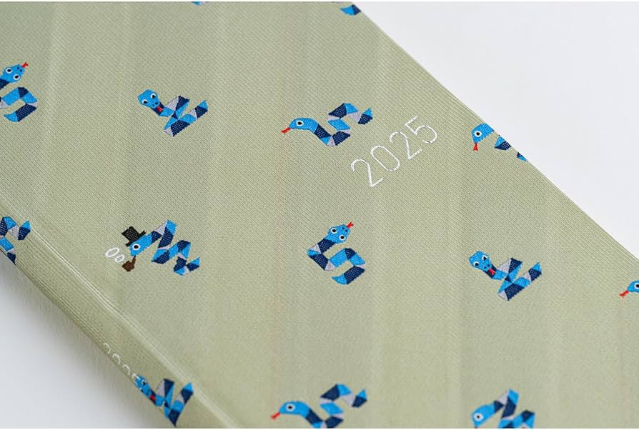 Hobonichi Techo 2025 Weeks MEGA [English/Tall and Slim Size/January Start/Planner] Bow & Tie: Snake Toy | Amazon (US)