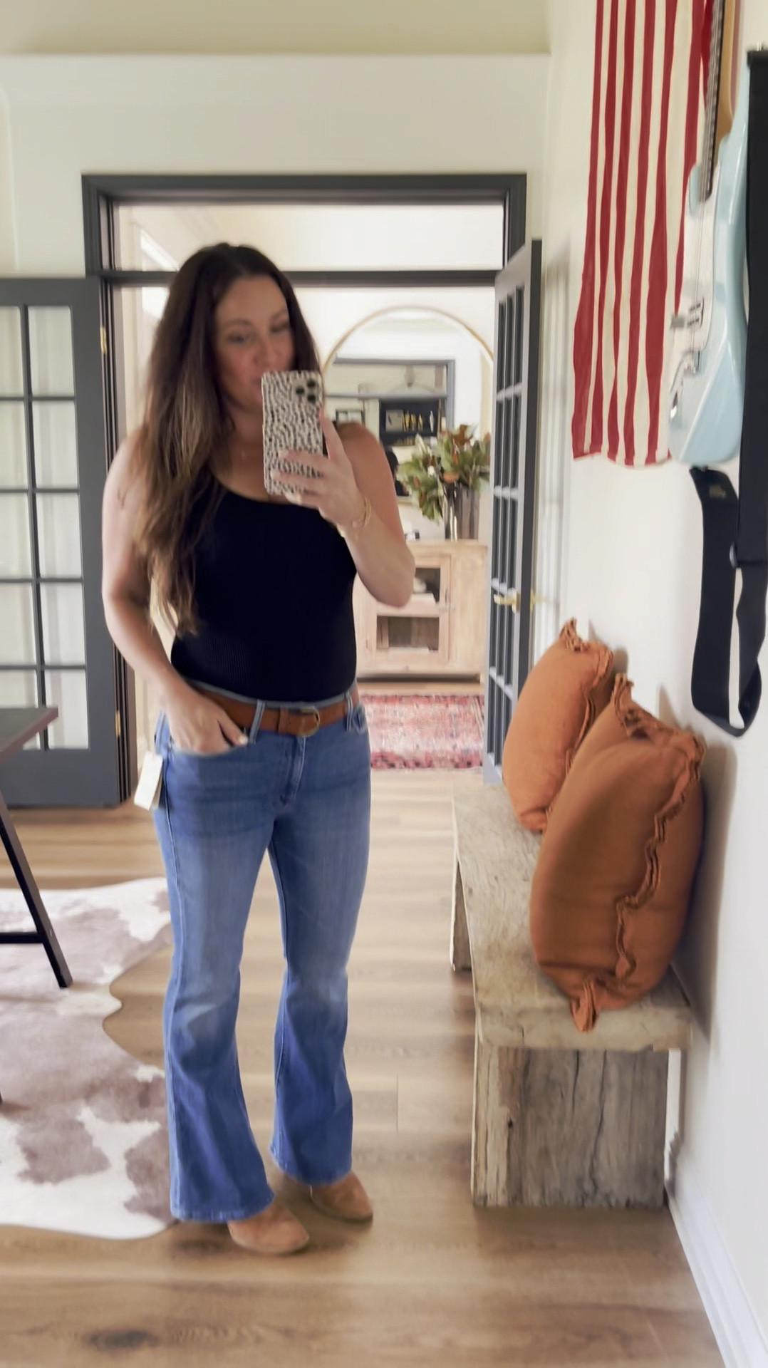 Mother Denim one of my faves!!! These are style: Weekender wash: layover I wear a 28 and get the Lil’ Mothers because I am 5’3 and the length is right where I want it. I am almost 44 and have had 3 kids and they cover in all the right places! If you haven’t tried these you should! 


#LTKOver40 #LTKStyleTip #LTKVideo