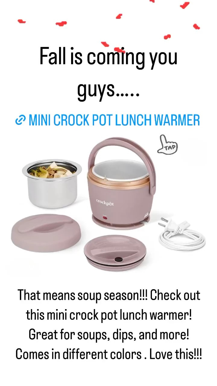 Fall Season- Mini Crockpot Lunch Warmer — so good!

#LTKSeasonal #LTKhome