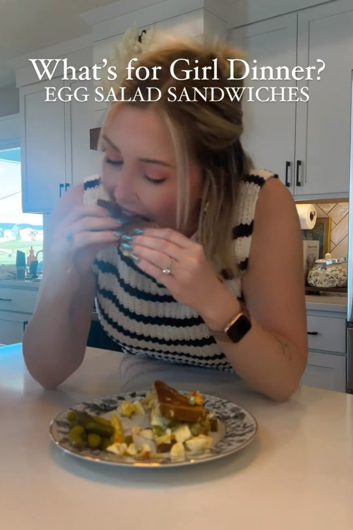 I genuinely look forward to this *girl dinner* 💛

#easyrecipes #dinnerrecipes #girldinner