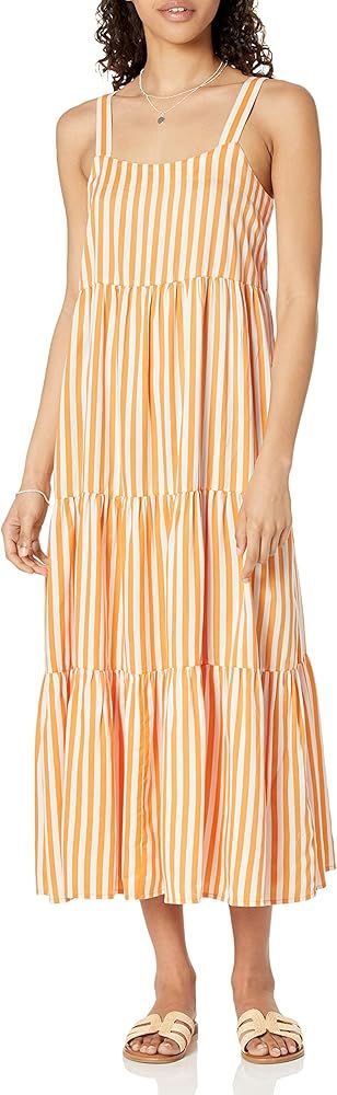 The Drop Women's Britt Tiered Maxi Tent Dress | Amazon (US)