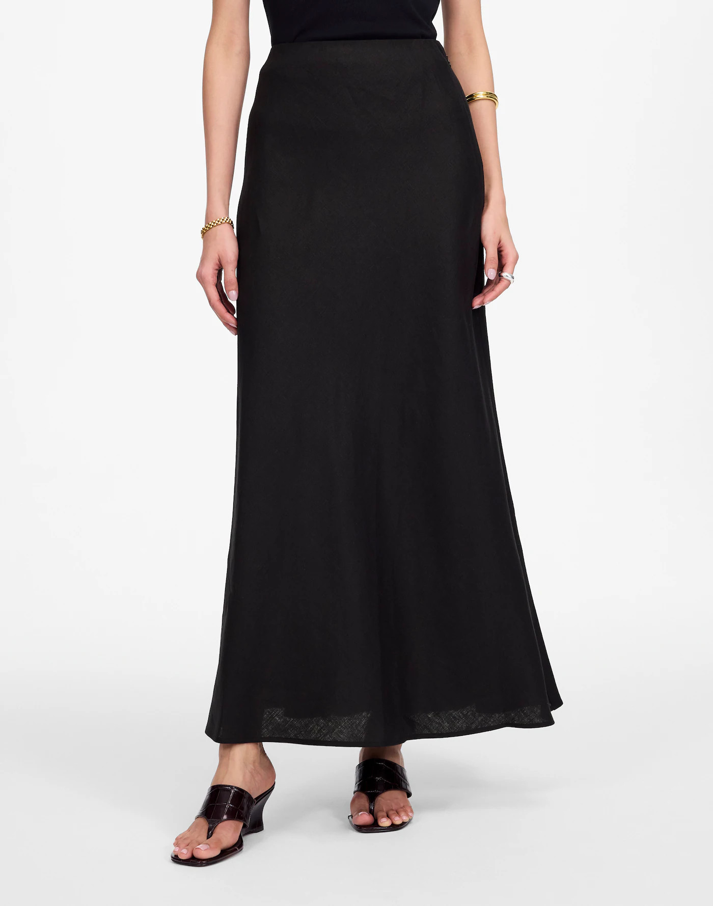 Linen Maxi Slip Skirt | Madewell