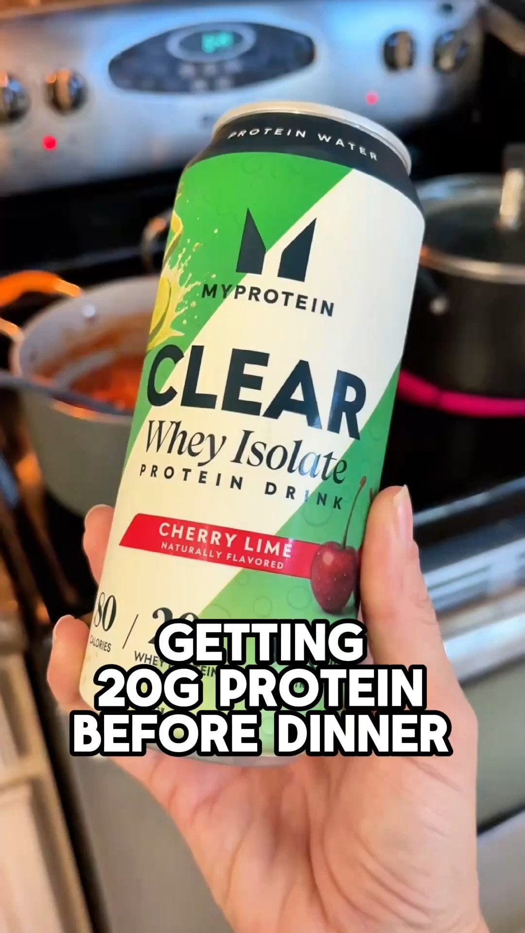 The Cherry Lime MyProtein Protein Water might be my new favorite flavor. Ice cold, refreshing, and an easy way to add a little extra protein throughout the day without a milky aftertaste.

#myprotein #proteinwater #proteinshake #proteindrink

#LTKOver40 #LTKfitnessgoals #LTKfoodie