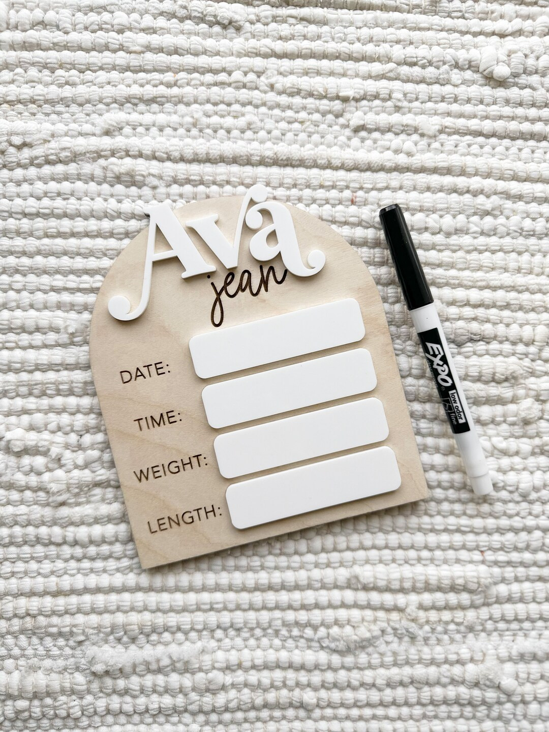 Birth Stat Sign  Erasable Birth Stat Sign  Name Sign  Fresh - Etsy | Etsy (US)