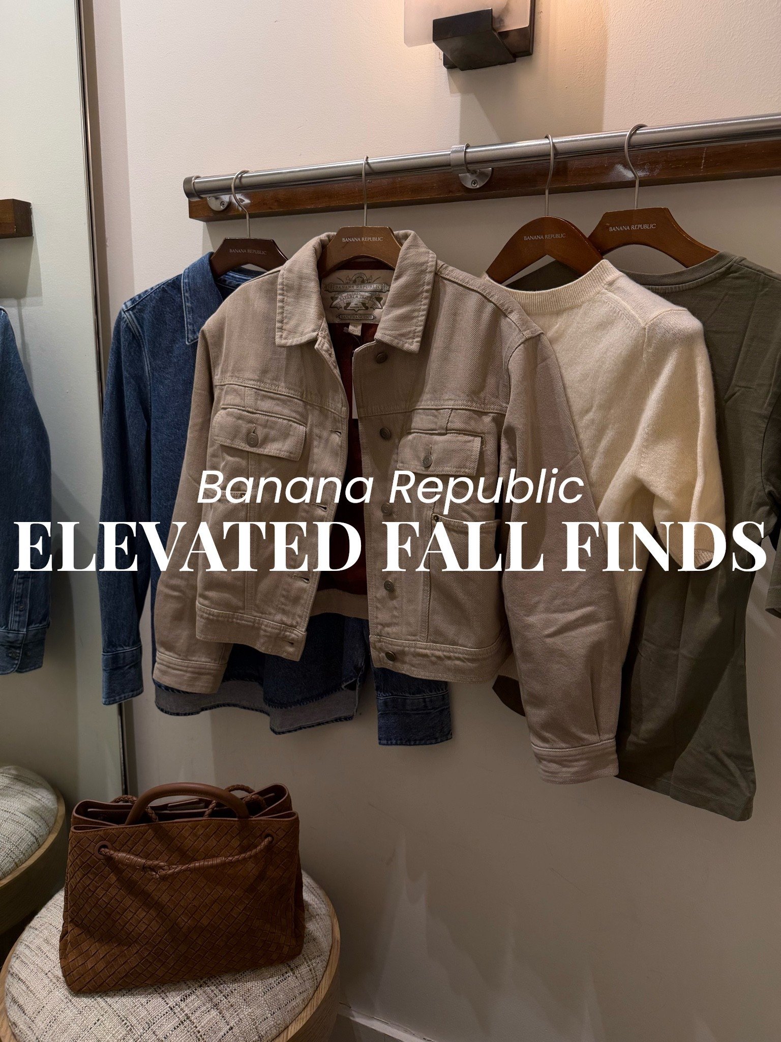 Elevated fall finds from banana republic 

Fall style / style over 30 / denim shirts / denim jackets / tees

#LTKSeasonal
