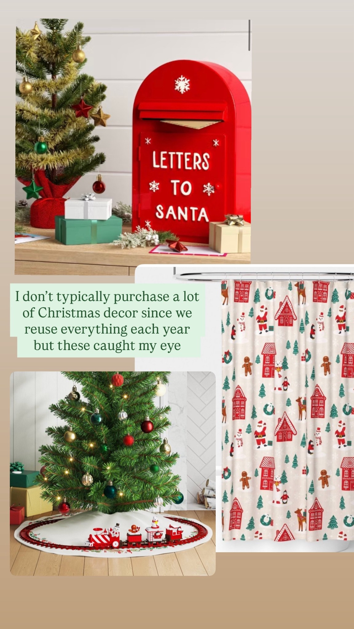 I don’t typically purchase a lot of Christmas decor since we reuse everything each year but these caught my eye