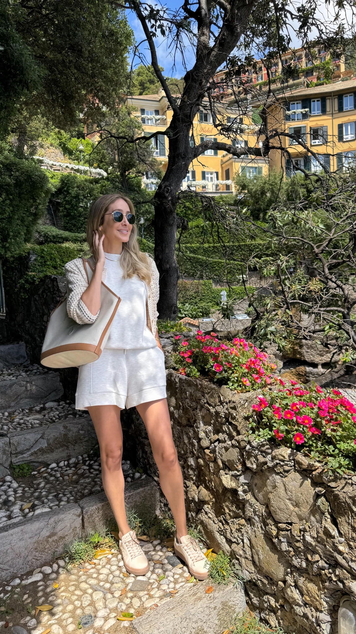 Perfect outfit to walk around town! Very comfortable and stylish, everything runs true to size, I am wearing a size small in all pieces and the sneakers are very comfortable. 

#LTKStyleTip #LTKSeasonal #LTKU