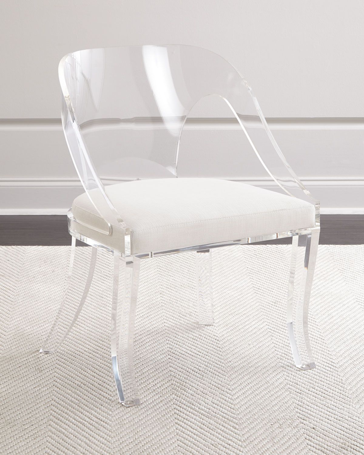 Delilah Round Back Acrylic Chair | Horchow