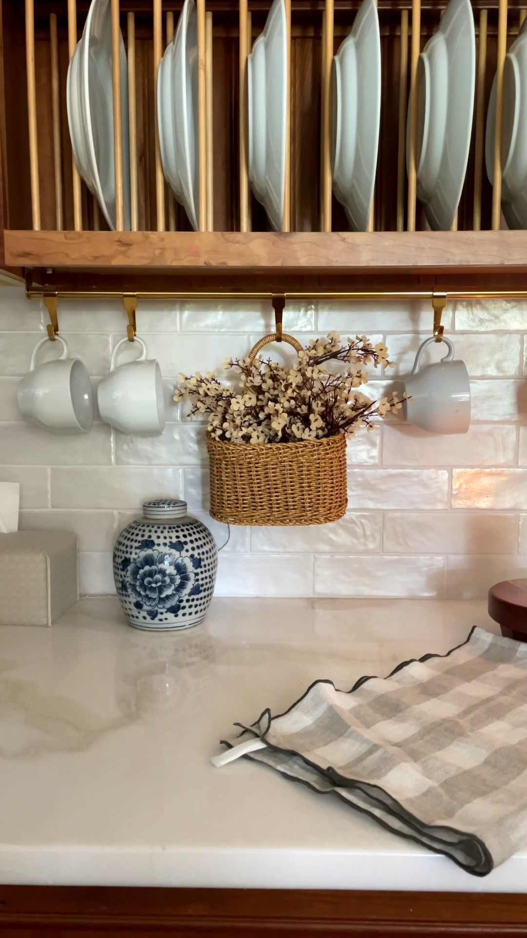 Kitchen counter styling ideas!  A few hacks to hide your outlets and cords and to decorate your counters #LTKStyleTip #LTKFindsUnder100

#LTKHome