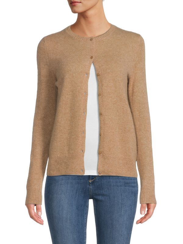 Button Front Cashmere Cardigan | Saks Fifth Avenue OFF 5TH