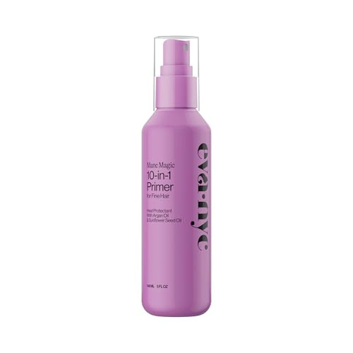 Eva NYC Mane Magic 10-in-1 Hair Primer for Fine Hair: Heat Protectant, Strengthening & Nourishing Styling Product With Sunflower Seed & Argan Oil, 5.4 fl oz | Amazon (US)