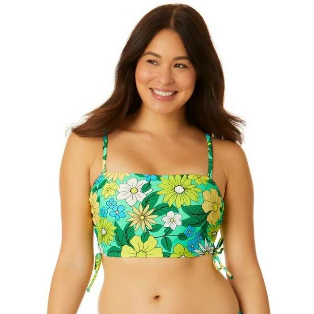 No Boundaries Juniors Retro Floral Tankini Top | Walmart (US)