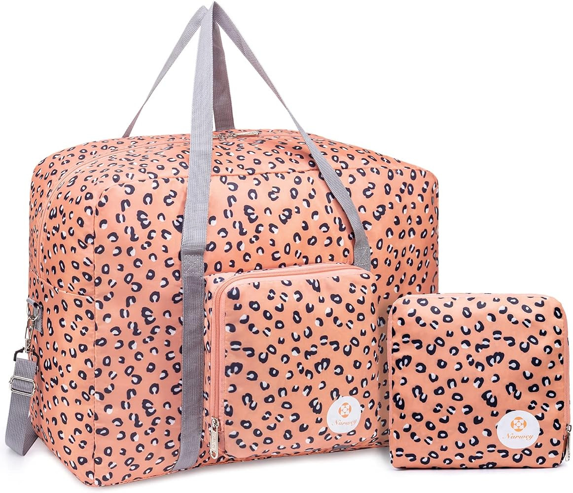 Narwey For Spirit Airlines Foldable Travel Duffel Bag Tote Carry on Luggage Sport Duffle Weekender O | Amazon (US)