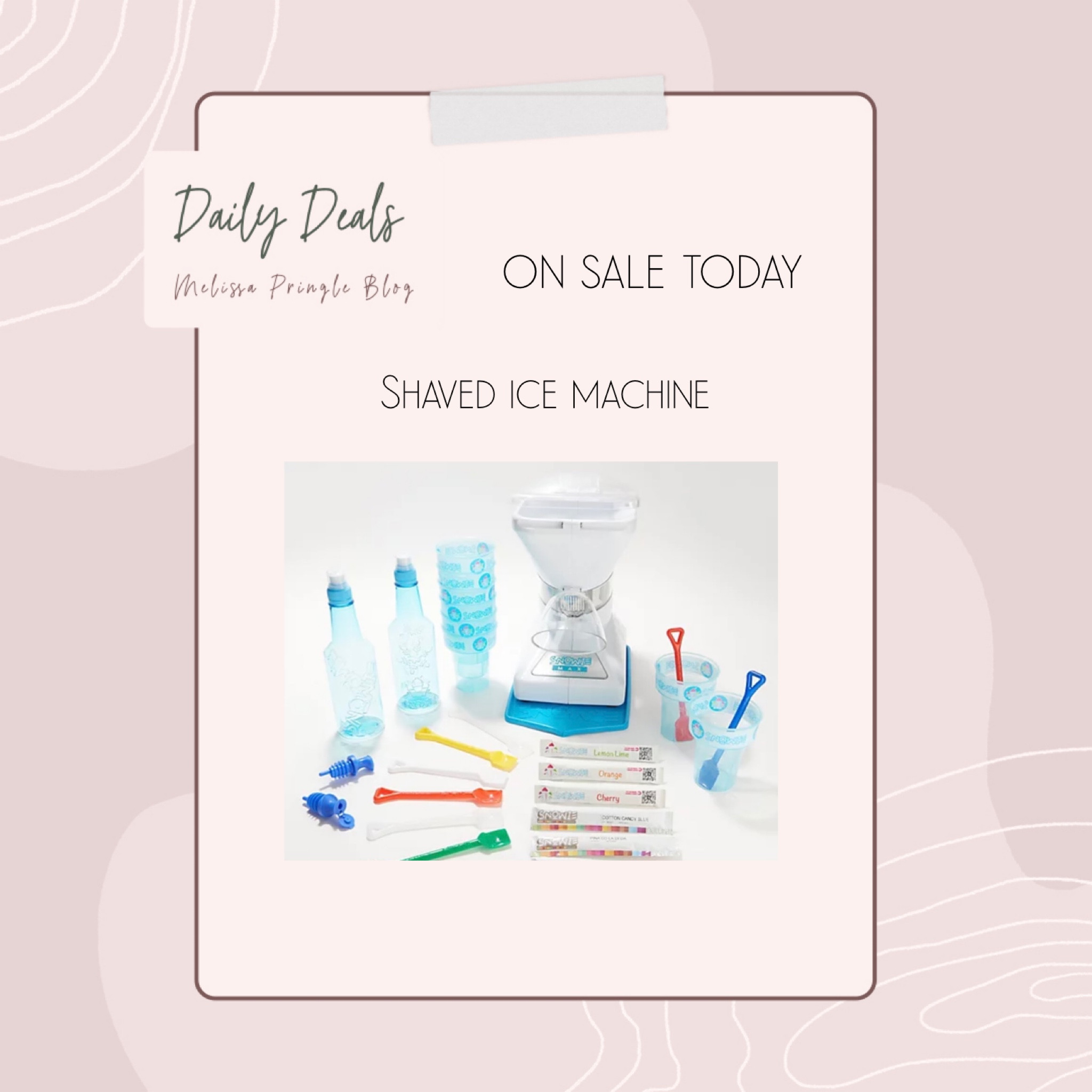 summer fun • shaved ice machine • snow cone machine • on sale today • qvc deals

#LTKkids #LTKfamily #LTKsalealert