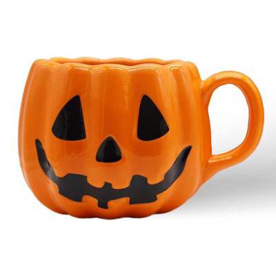 Classic Jack O' Lantern Ceramic 4" Pumpkin Mug, Halloween Drinkware and Fall Decor| OrnamentallyYou | Target