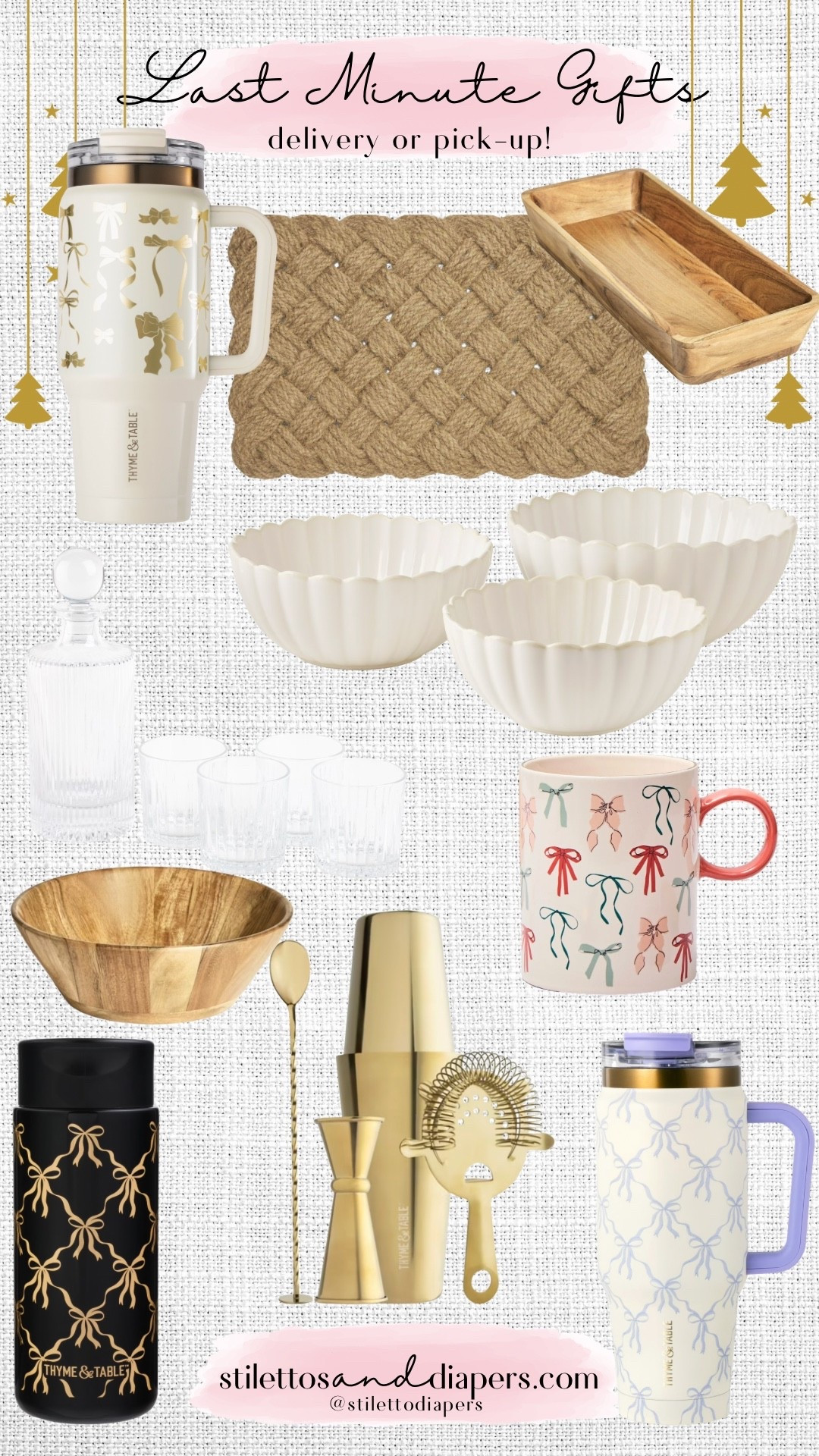 Last minute gifts to bring to your host! Can be delivered or picked up in store. Nothing over $30! 


#LTKHoliday #LTKGiftGuide #LTKFindsUnder50