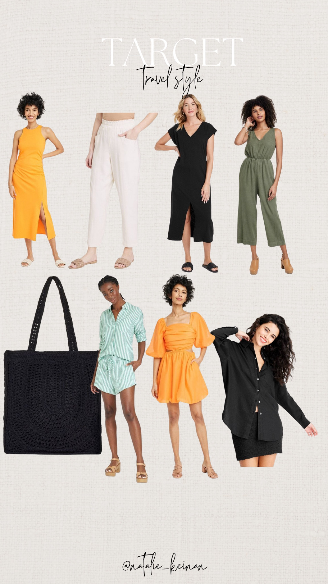 Travel style from target! Jumpsuit, romper, wide leg pants, two piece sets, linen set, crochet bag

#LTKtravel #LTKSeasonal #LTKstyletip