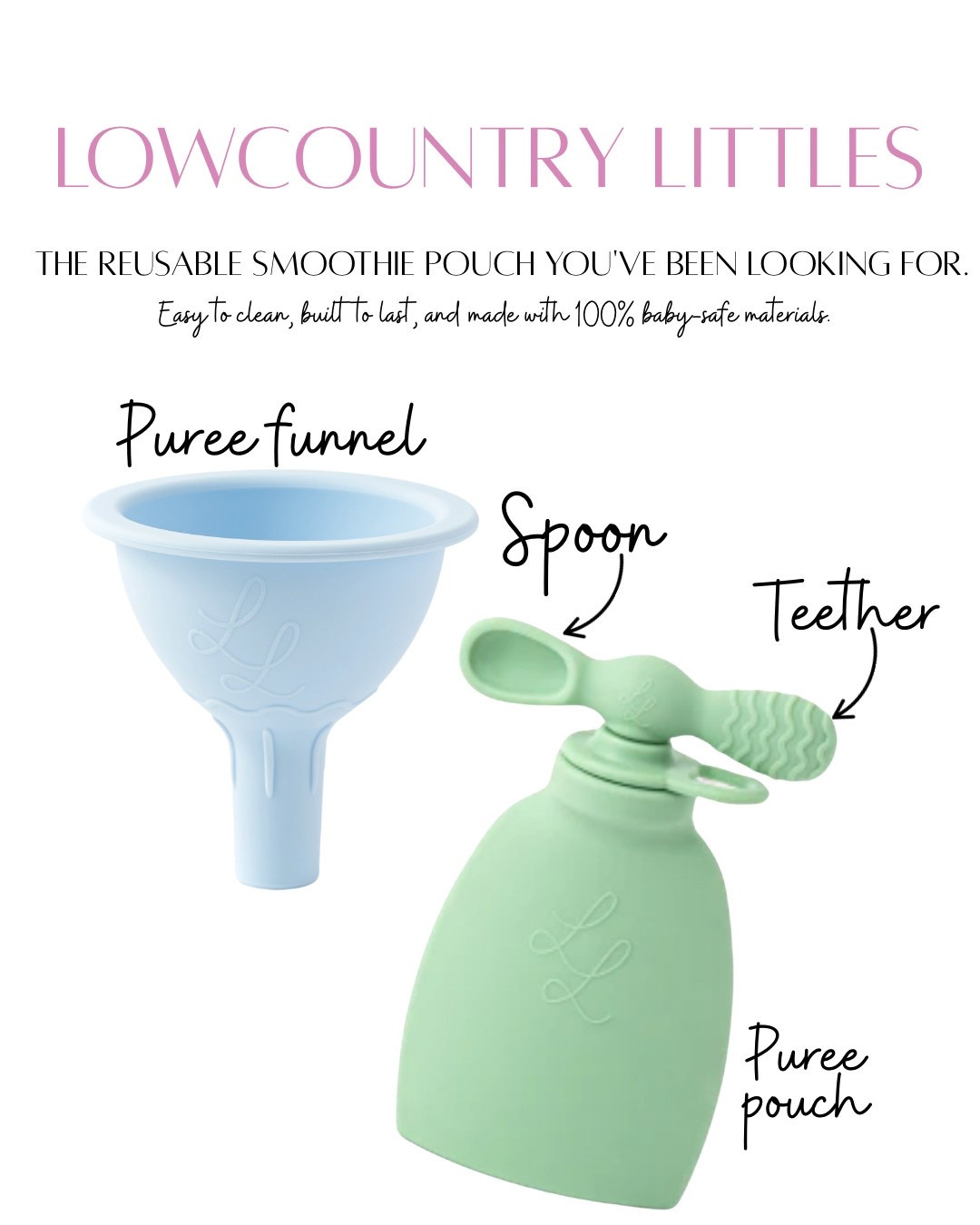 The perfect baby item! If you have a little that loves on the go pouches this is a great alternative to store bought and costly pouches! Or maybe you have a loved one that is having a baby? This is the perfect baby shower gift! 

#LTKKids #LTKBump