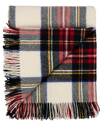 Highland Tweeds Shetland Lambswool Throw, 55 " x 72" | Macy's