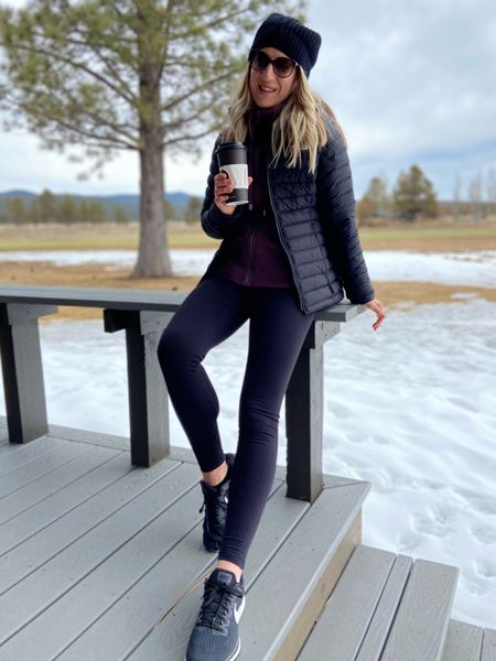 Paired these Amazon leggings with Nike tennis shoes, a Northface puffer coat and beanie. Perfect for winter!

#LTKunder100 #LTKSeasonal #LTKstyletip