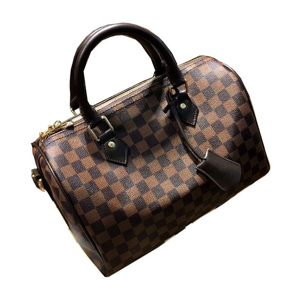 Womens Canvas Speedy Tote Bag Travel Bag Cross Body Bag | Amazon (US)