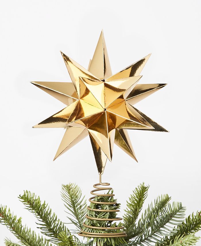 Northern Holiday Gold-Tone Tree Topper, Created for Macy's | Macys (US)