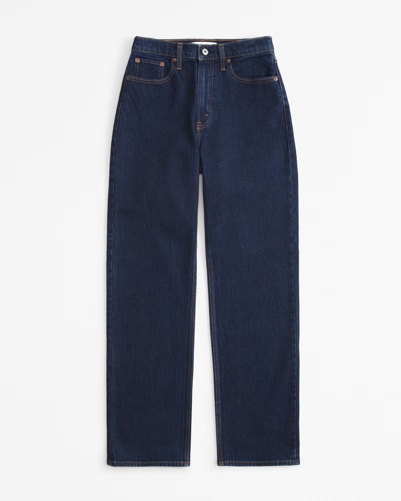 High Rise Vintage Straight Jean | Abercrombie & Fitch (UK)