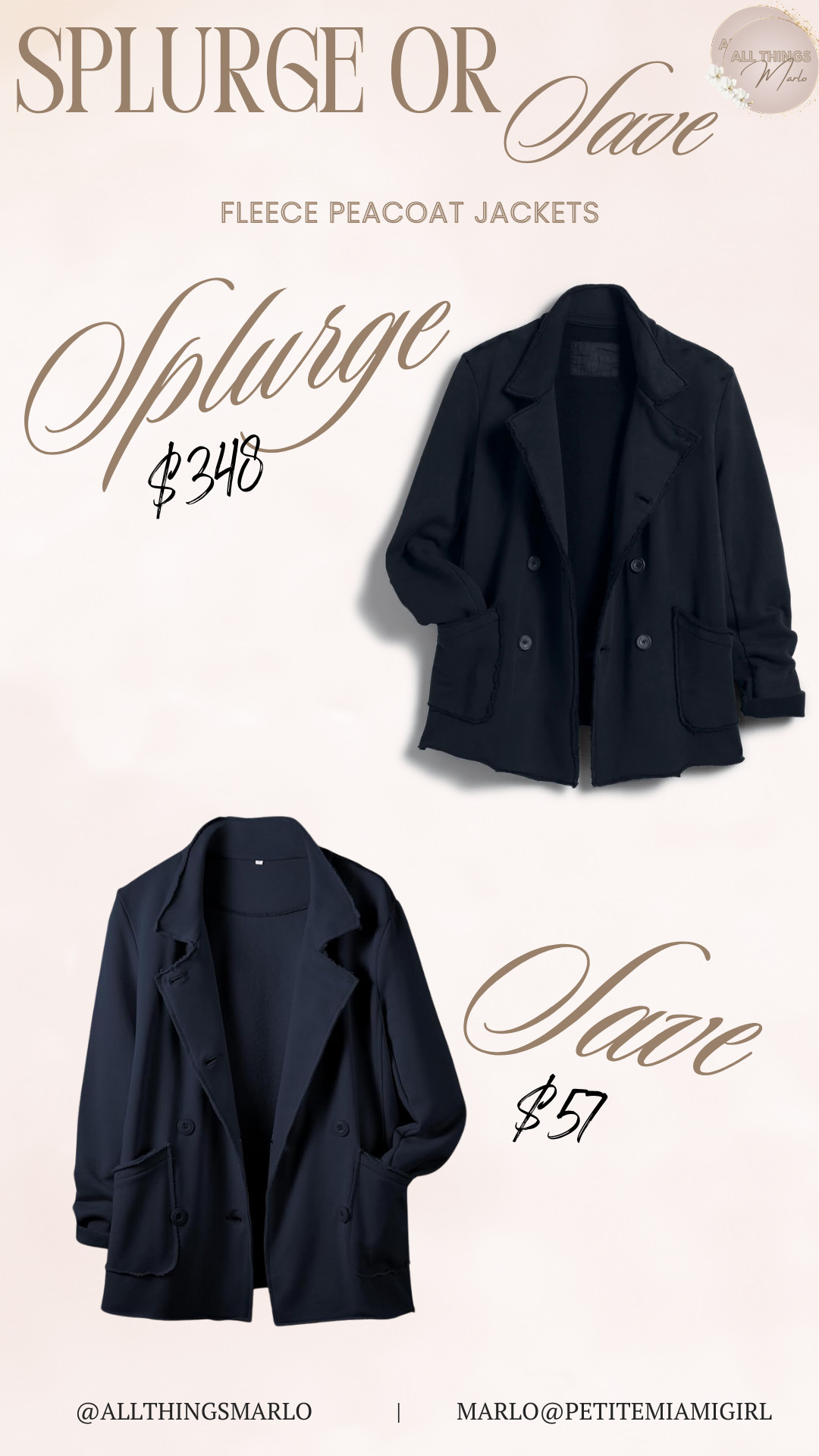 Fleece Peacoat Jackets splurge or save. 

 #LTKHoliday #LTKootd #LTKSeasonal