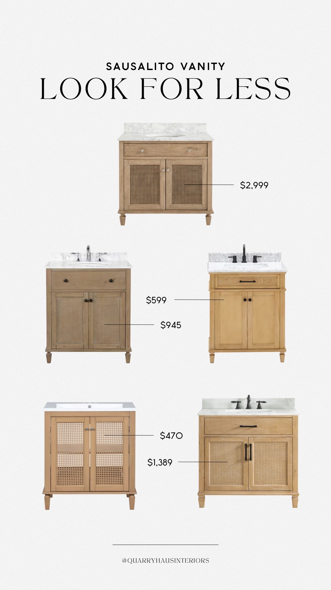 The best selling Sausalito vanity from Pottery Barn is so popular, but if its price tag busts your bathroom budget, give one of these similar options a try!

#LTKHome