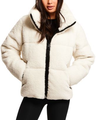 Sophia Zip Sherpa Jacket | Bloomingdale's (US)