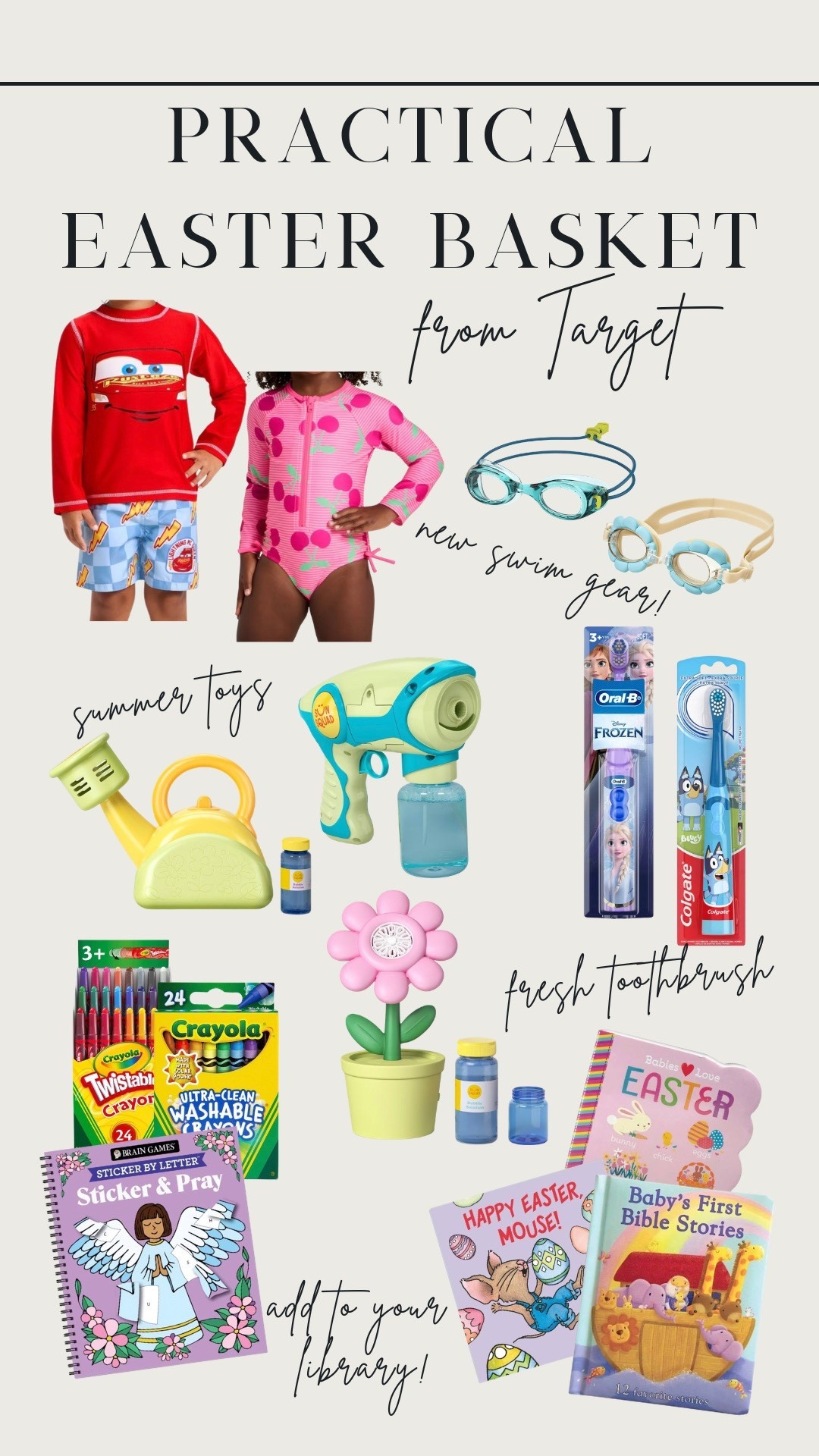 Easter basket stuffers, but make it practical! These Easter basket finds are perfect to get your kids ready for summer, add to their library, and give them some fresh activities 🐣🐇

#LTKBaby #LTKKids #LTKmomlife