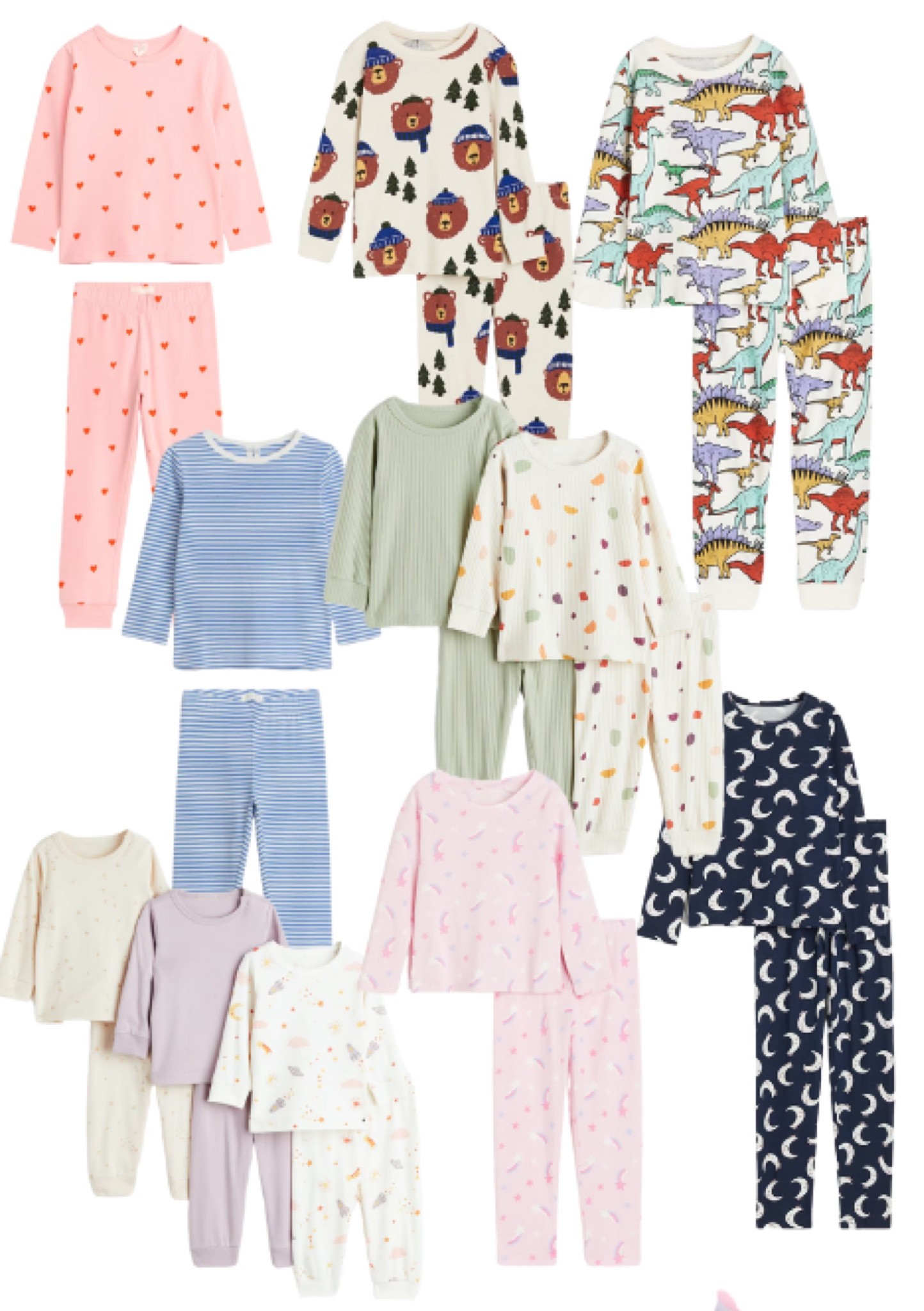 Langärmelige Schlafanzüge für Kinder bis Größe 140.

#LTKeurope #LTKkids #LTKfamily