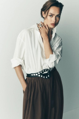 Maeve Oversized Buttondown Shirt | Anthropologie (US)