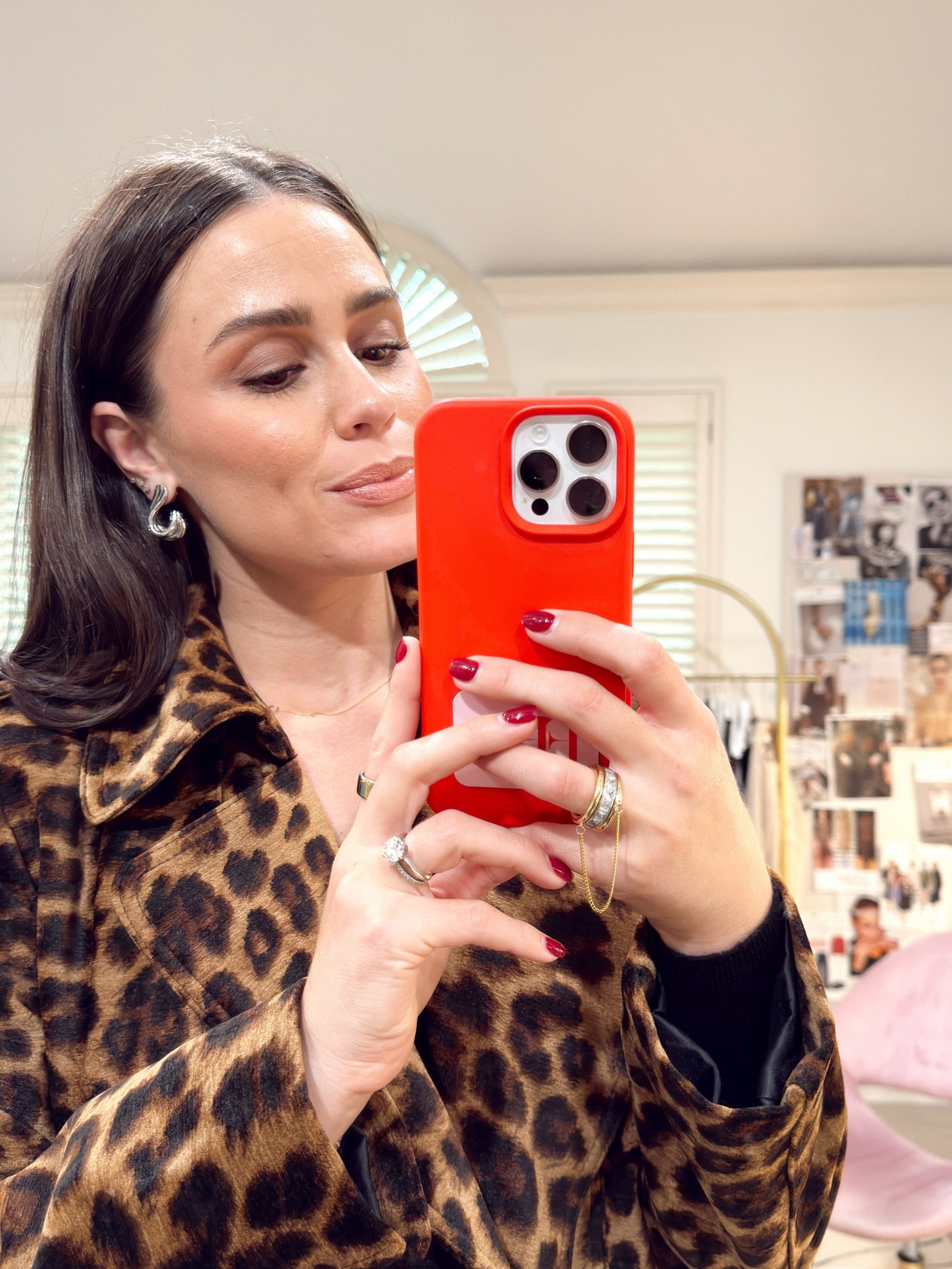 ootd // leopard /// silver earrings 

 #LTKootd