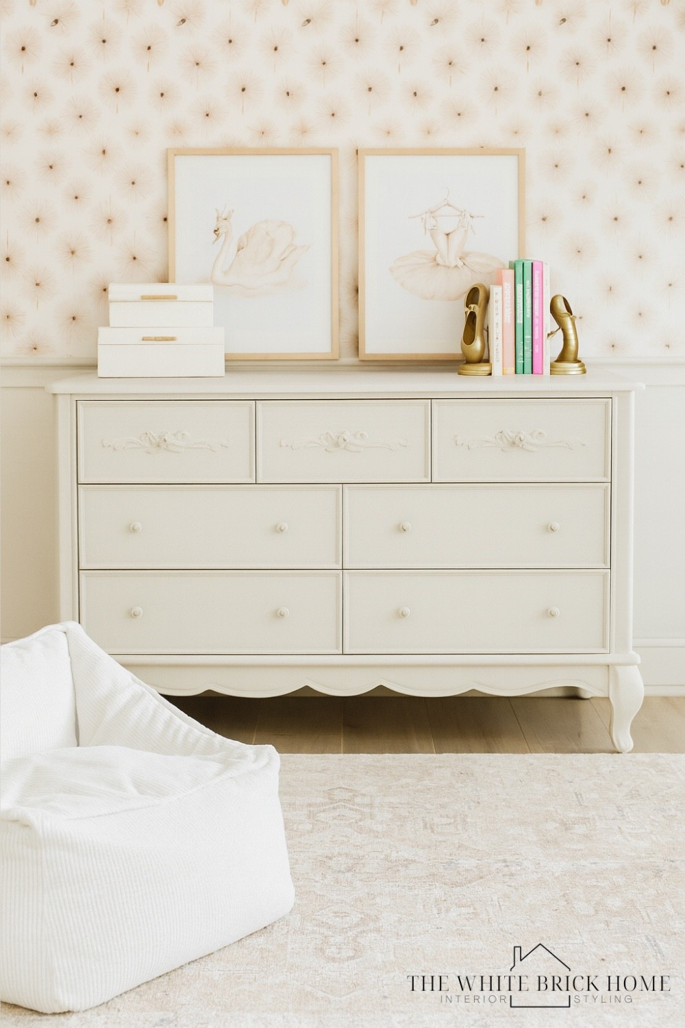 Calling all ballerinas! A charming girls dresser design accented by ballet wallpaper. I paired it with a soft pink rug that adds a pink of elegance to this whimsical space. 

Girls room, girls bedroom, kids room, kids bedroom, toddler girl, toddler girl bedroom design, girls room wall art, girls room wallpaper, girls room dresser, girls room decor, girls room accent chair, girls room rug, girls room furniture, ballet, ballet bedroom, ballet themed decor, dance themed bedroom, dresser, Wayfair girls room furniture, Etsy, pottery barn kids

#LTKFamily #LTKKids #LTKHome