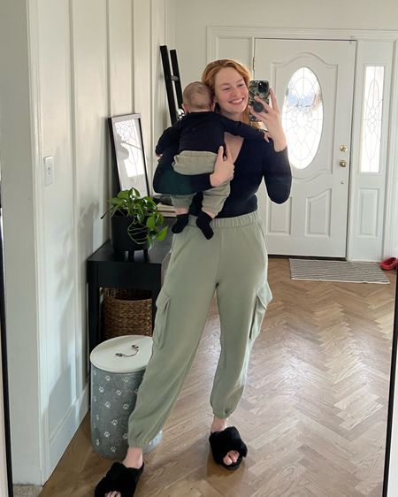 Matching green joggers for mom and baby

#LTKfamily #LTKbaby #LTKfindsunder100