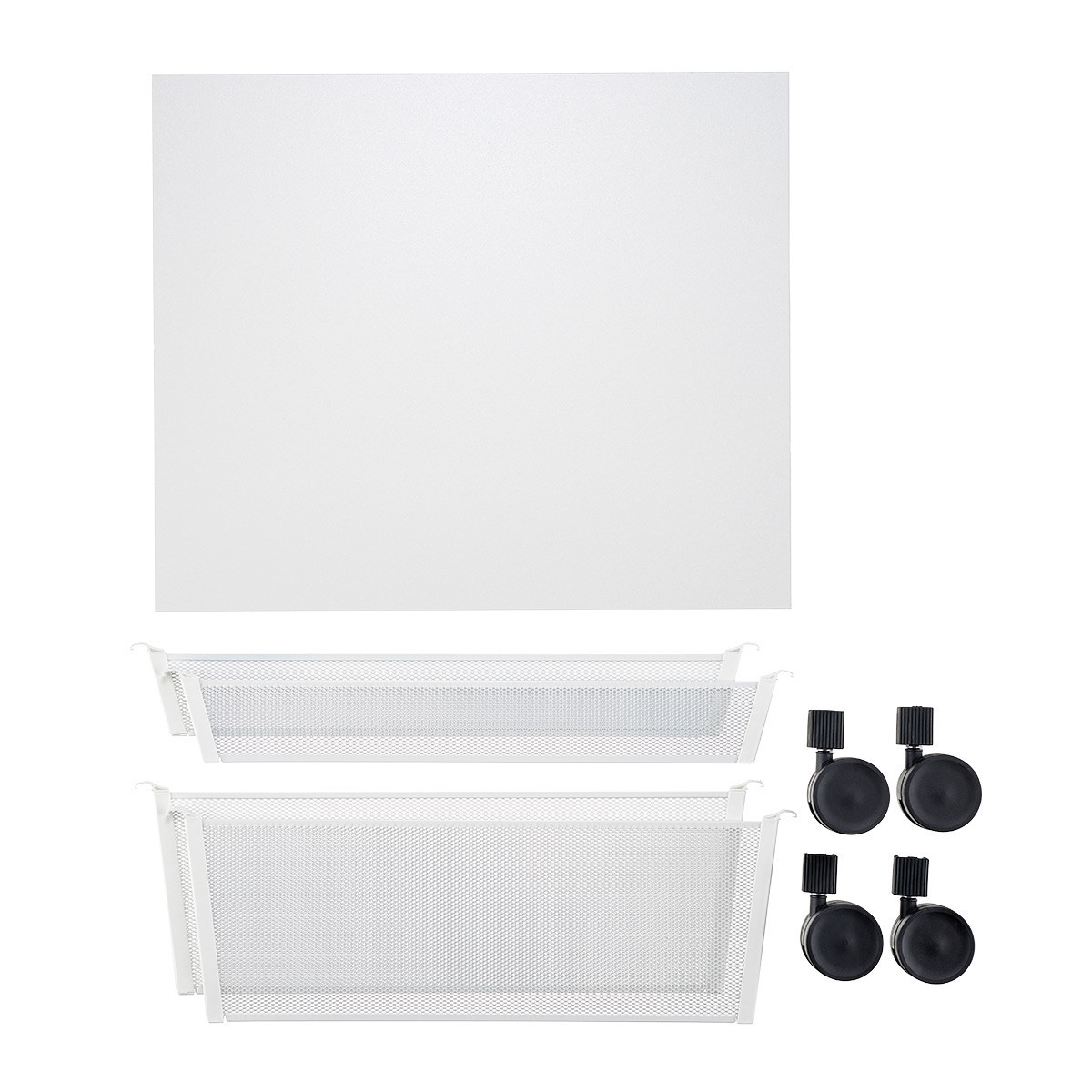 Elfa Medium Drawer Solution Accessory Kit White | The Container Store