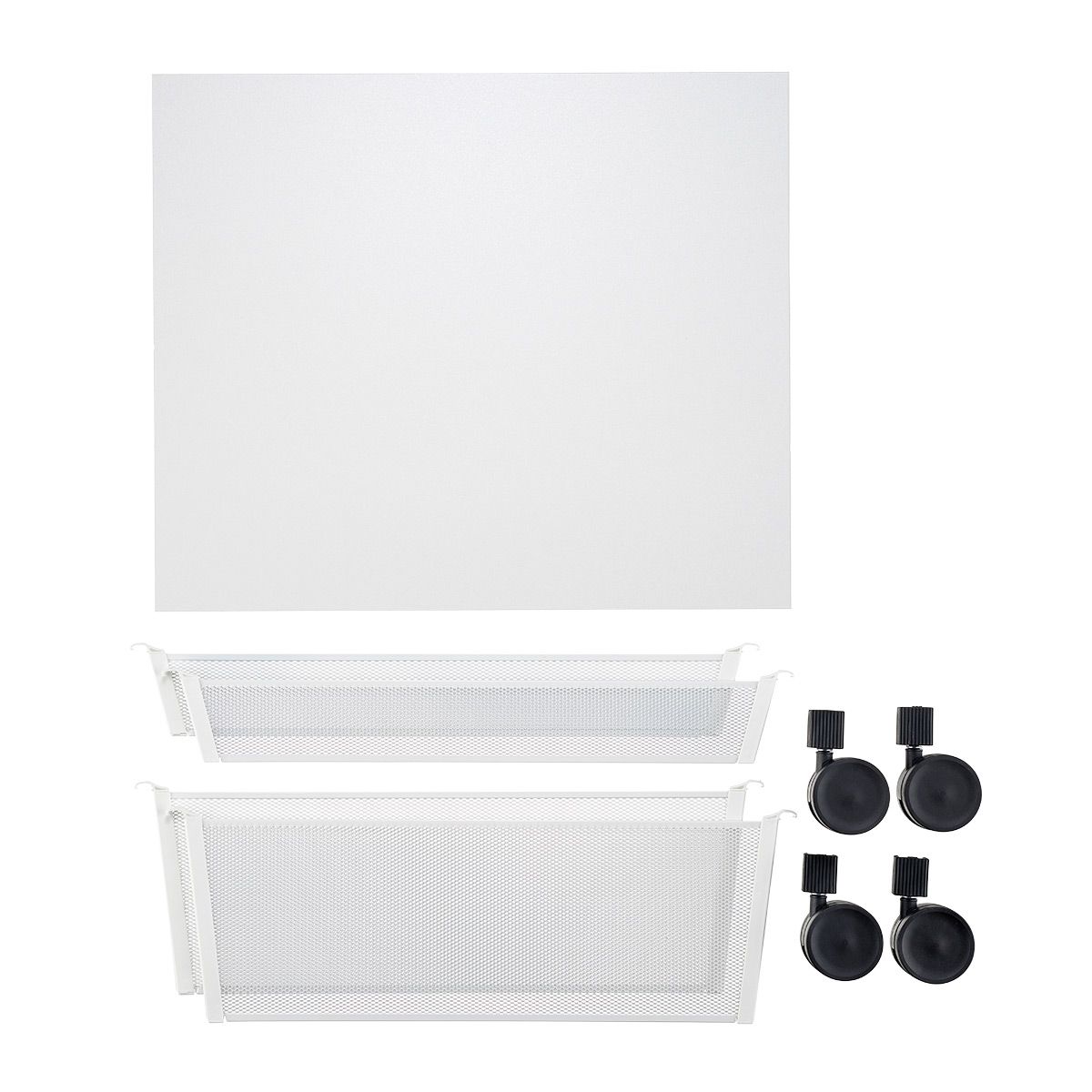 Elfa Medium Drawer Solution Accessory Kit White | The Container Store