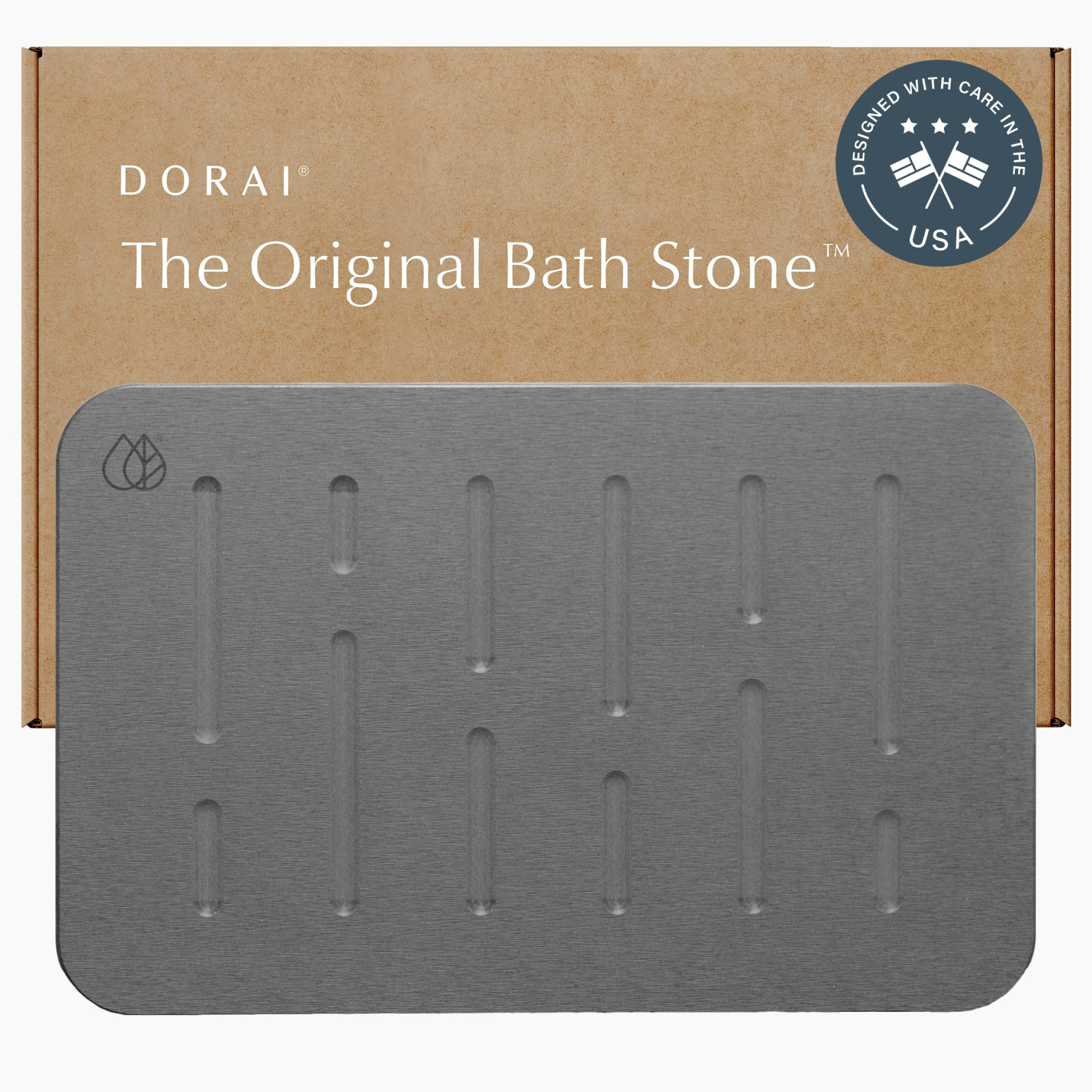 Dorai Home Stone Bath Mat - Premium Diatomaceous Earth Bath Floor Mats with Non-Slip Base, Fast-D... | Amazon (US)