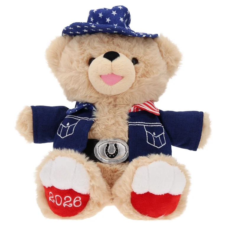 Liberty Bear Plush Toy, Blue Hat, Patriotic by Way To Celebrate | Walmart (US)