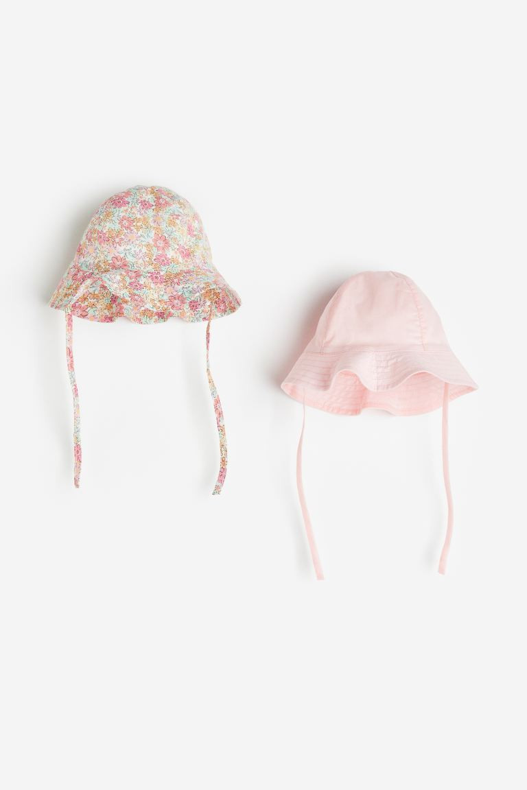 2-pack Cotton Sun Hats | H&M (US + CA)