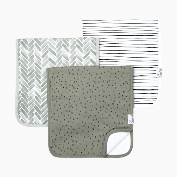 Copper Pearl Burp Cloth Set in Alta | 100% Cotton | Babylist