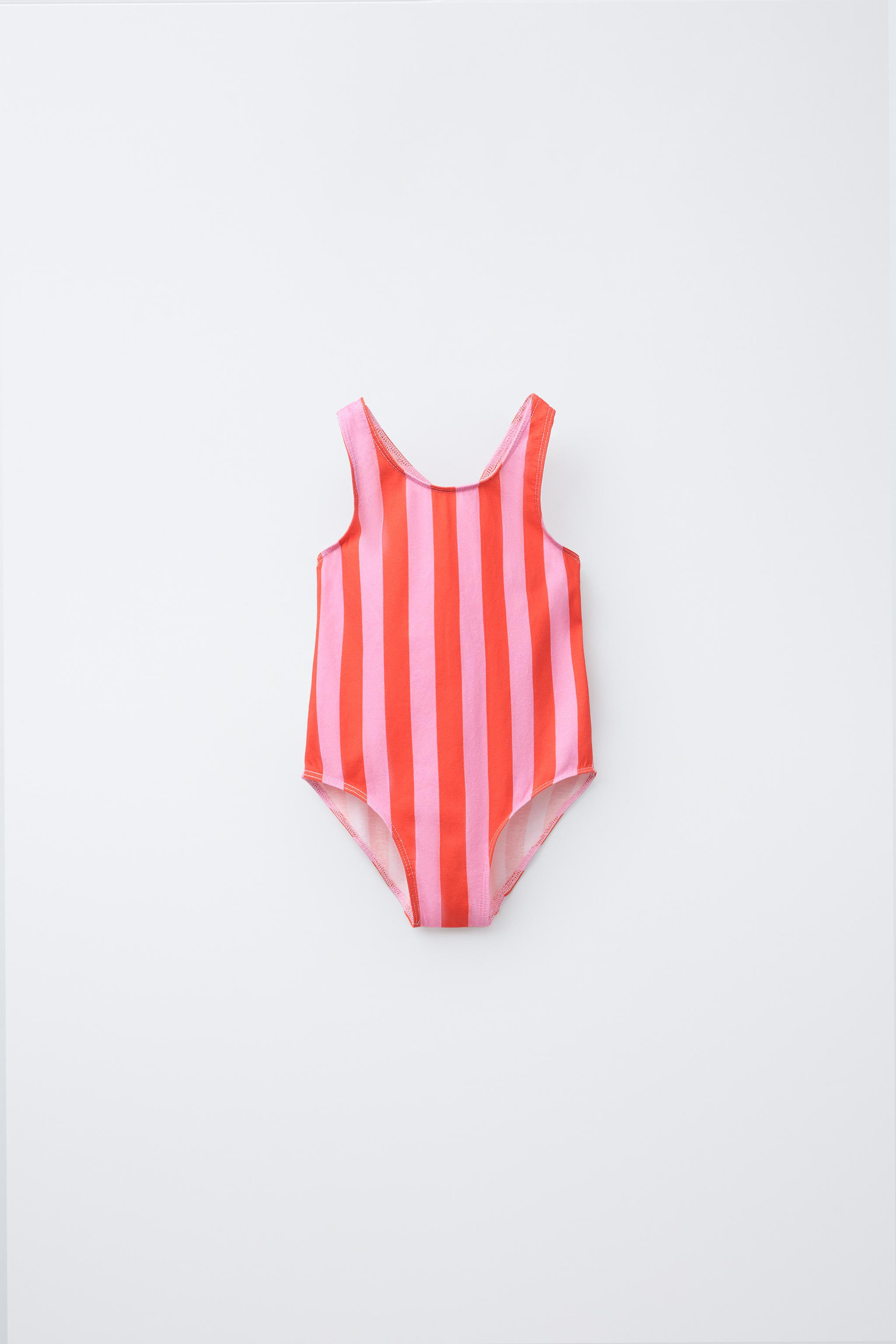 CASA LAWA © X ZARA KIDS STRIPED SWIMSUIT | Zara US