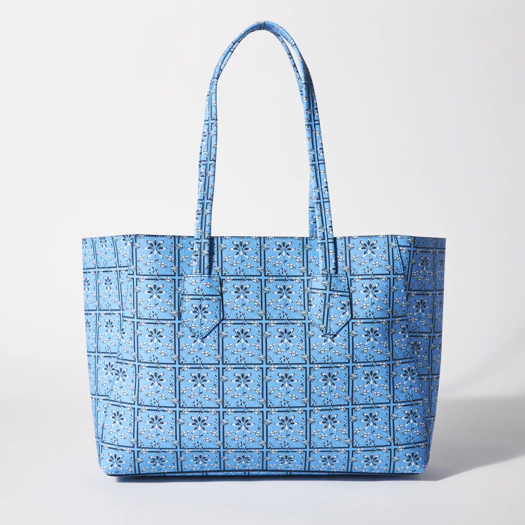 The Go Anywhere Tote x Addison Bay - Matisse Geo Floral | Neely & Chloe