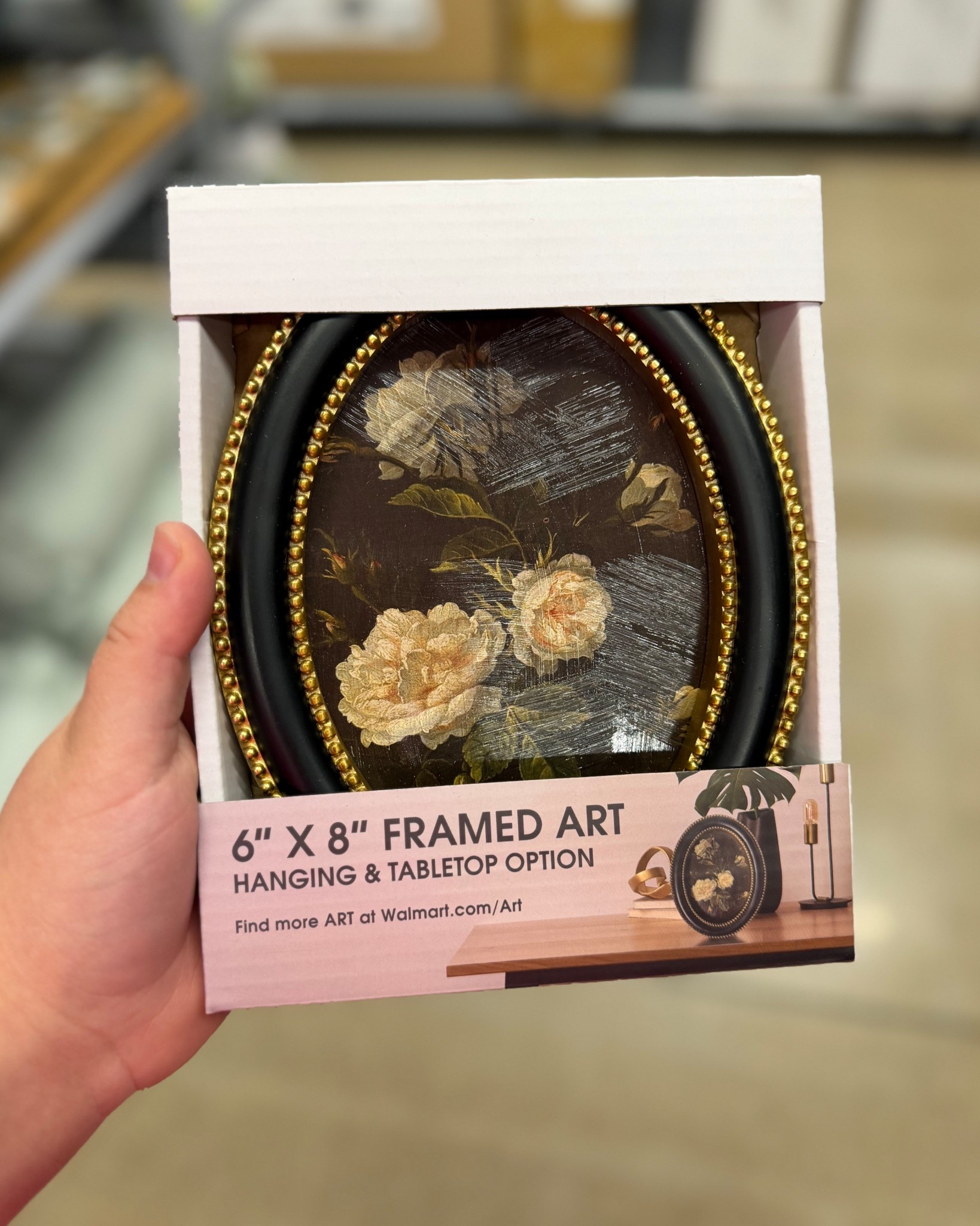 Love this new tabletop art at Walmart! #ad 