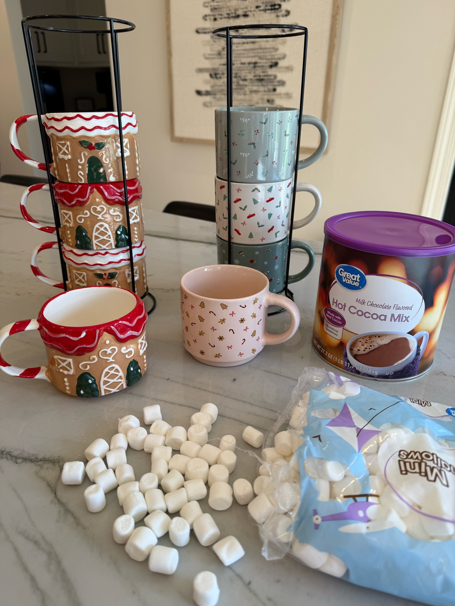 Perfect gift for around $15! Grab a stack of these festive mugs, hot cocoa & marshmallows! 

#LTKHome #LTKHoliday #LTKGiftGuide
