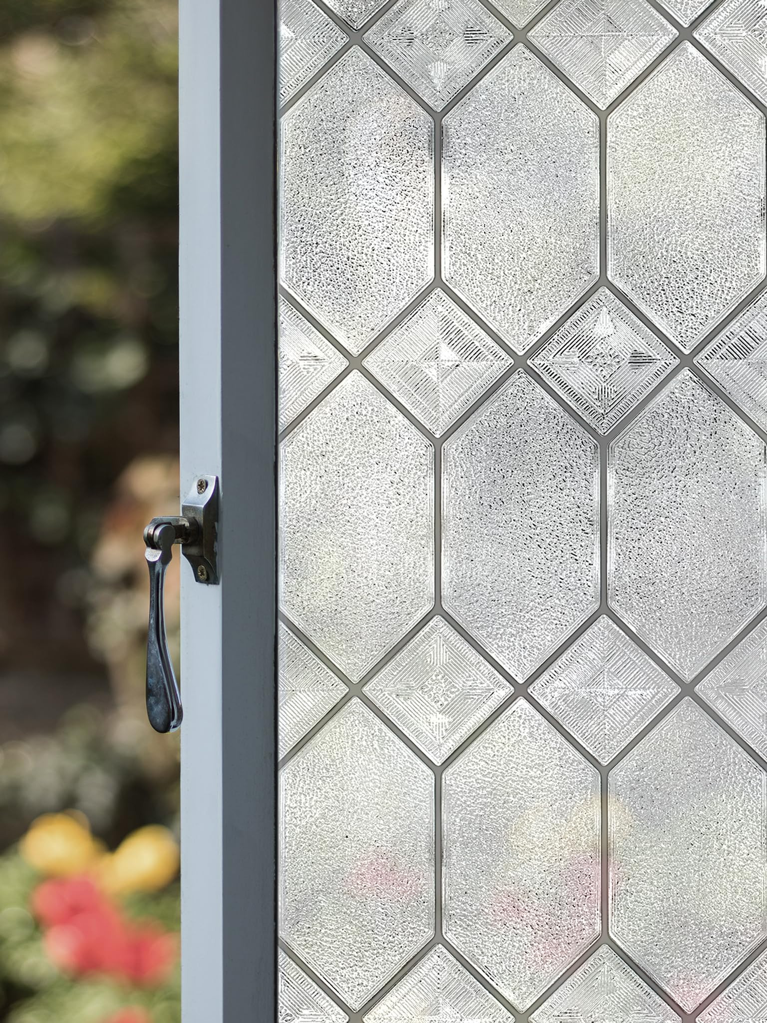 Artscape Old English | Privacy Window Film with Textured Leaded Glass Pattern | Non-Adhesive & UV... | Amazon (US)