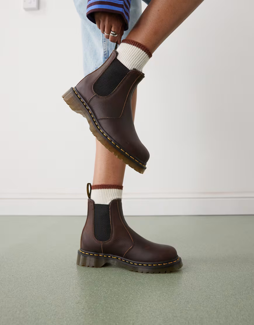 Dr Martens 2976 Chelsea Boot in dark brown | ASOS (Global)