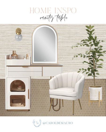 Transform your beauty routine with a stunning vanity table setup! Enhance your beauty space with these must-have furniture and decor pieces!
#vanitygoals #homeinspo #neutralstyle #interiordesign

#LTKhome #LTKSeasonal #LTKstyletip